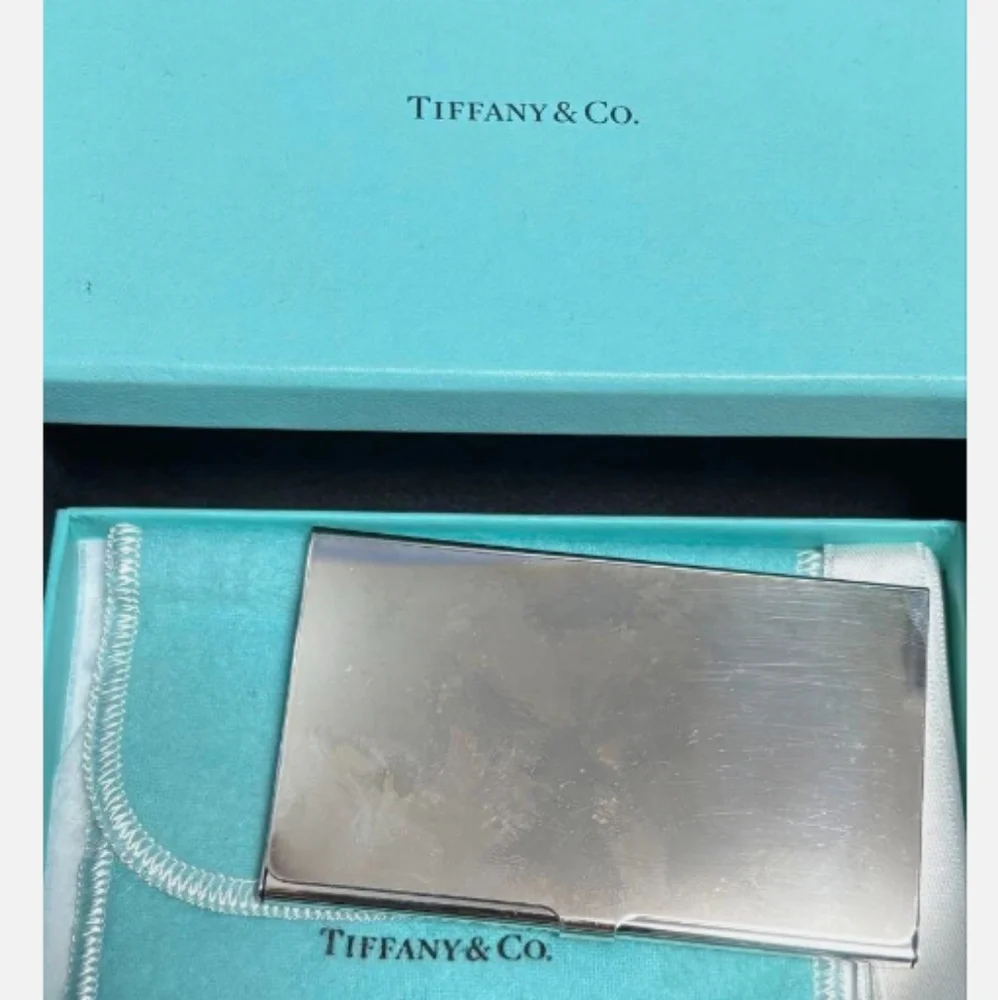 Tiffany & Co. Sterling Silver Business♦️Card Holder, Father's Day Birthday 🎁